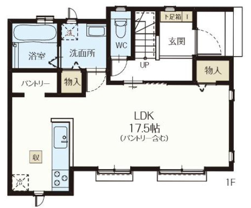 【仲介手数料無料】入間市東町　全２棟　Ａ号棟　入間市の不動産なら西武ハウジングの間取り