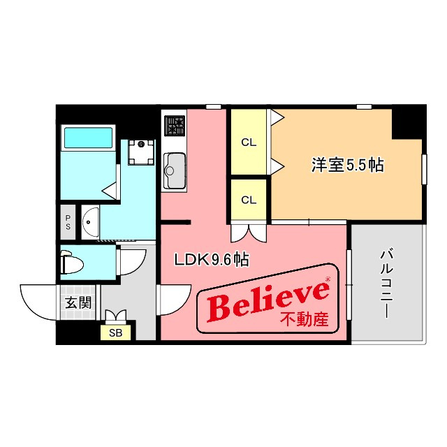 J-PLACE東町の間取り|使い勝手の良い間取りです♪