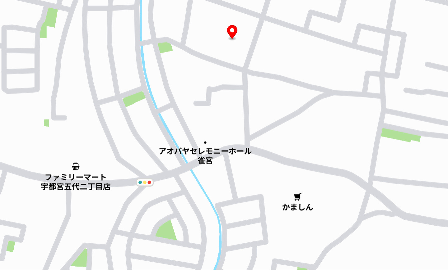 雀の宮4丁目　土地の地図