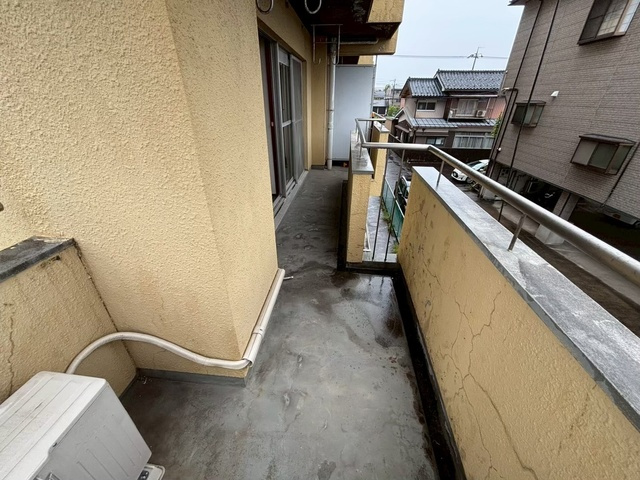 氷川ハイツのバルコニー