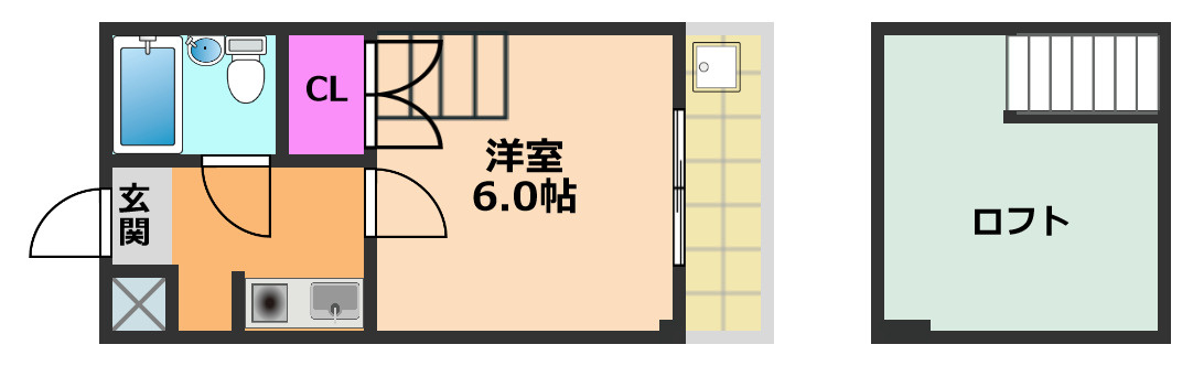 ハイツ江東1の間取り
