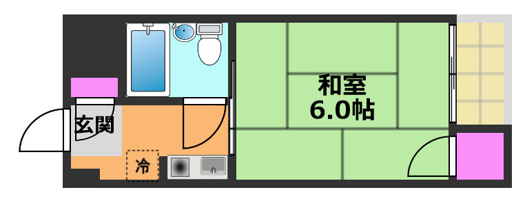 ハイツ江東2の間取り