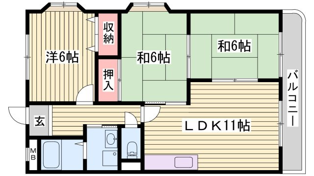 ブランベール大久保の間取り
