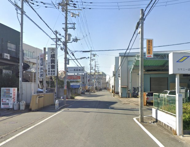 八尾市太田新町倉庫の周辺