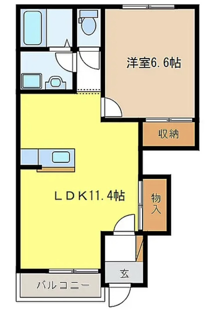 GreenTownⅡの間取り