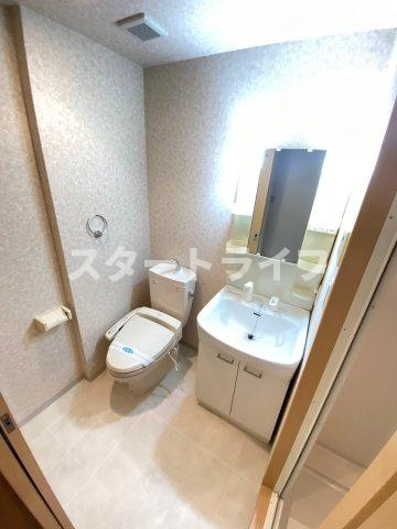 豊中市三国１丁目の賃貸マンションの洗面所