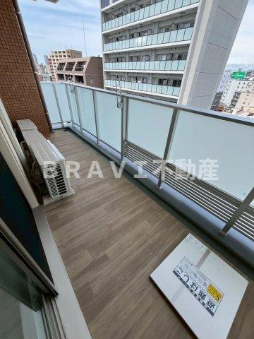 スプランディッド玉造　BRAVI不動産のバルコニー|【スプランディッド玉造DUE】広々としたバルコニーです