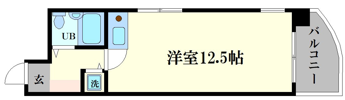 ハピネス上六の間取り