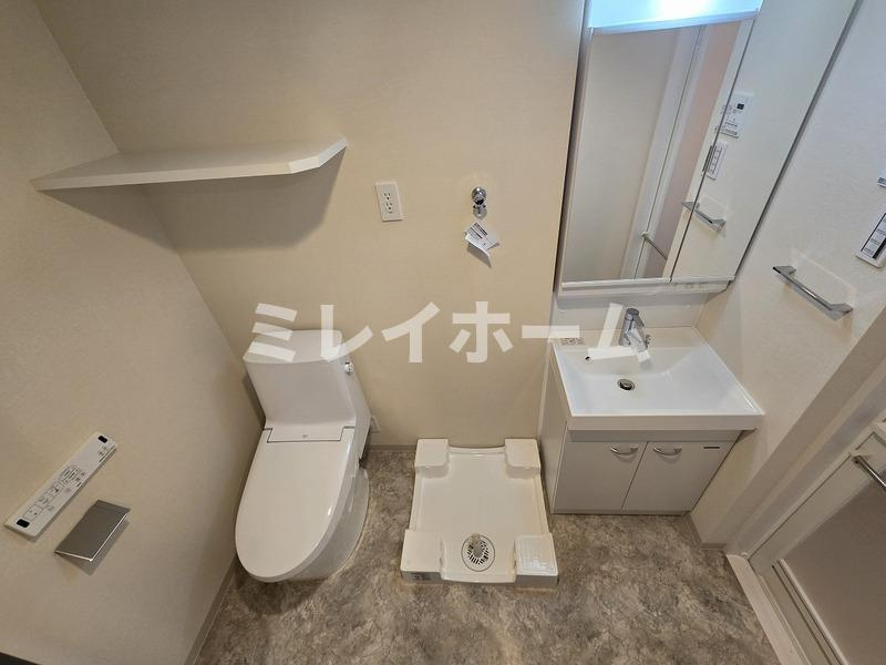 スプレスター大森山王の洗面所