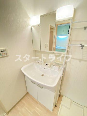 大阪市淀川区西宮原１丁目の賃貸マンションの洗面所