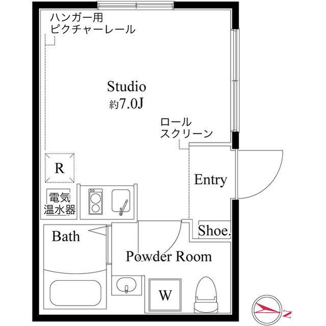 CASA PIAZZA　錦糸町の間取り