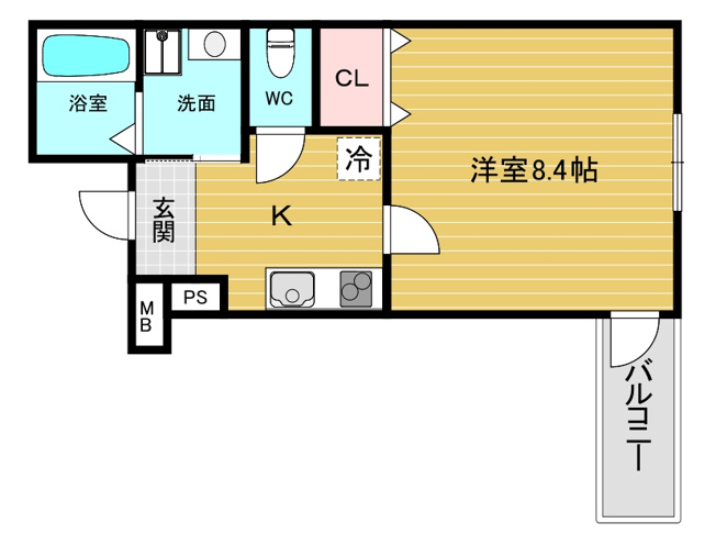 【間取り】 | フジパレス西宮甲東園Ⅰ番館