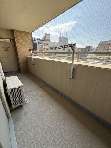 コモダス奈良屋のバルコニー