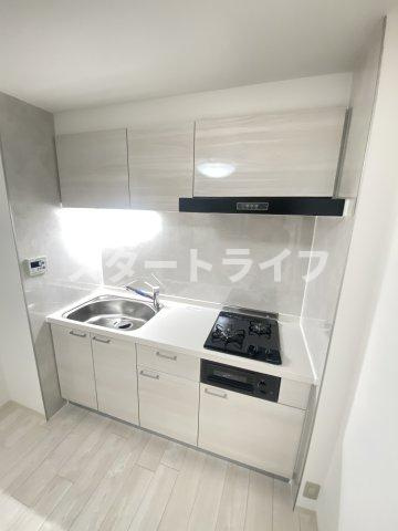 大阪市淀川区西宮原２丁目の賃貸マンションのキッチン