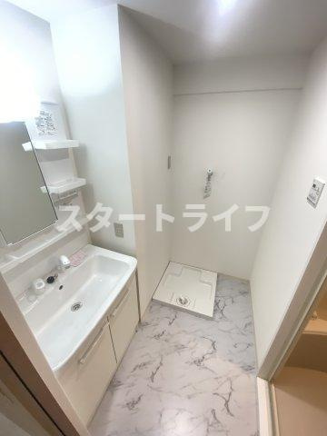 大阪市淀川区西宮原２丁目の賃貸マンションの洗面所