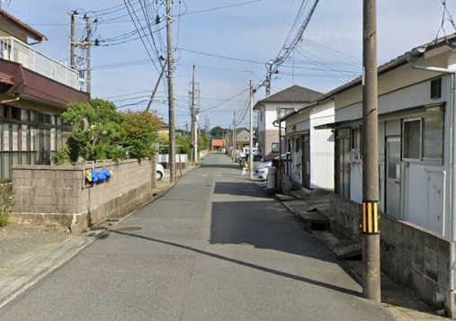 【新築戸建】　いわき市小名浜岡小名第4　全2棟の前面道路含む現地写真|南側6ｍ公道