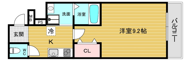 【間取り】 | フジパレス西宮甲東園Ⅰ番館