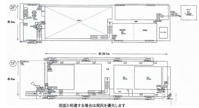 利倉２丁目倉庫の間取り