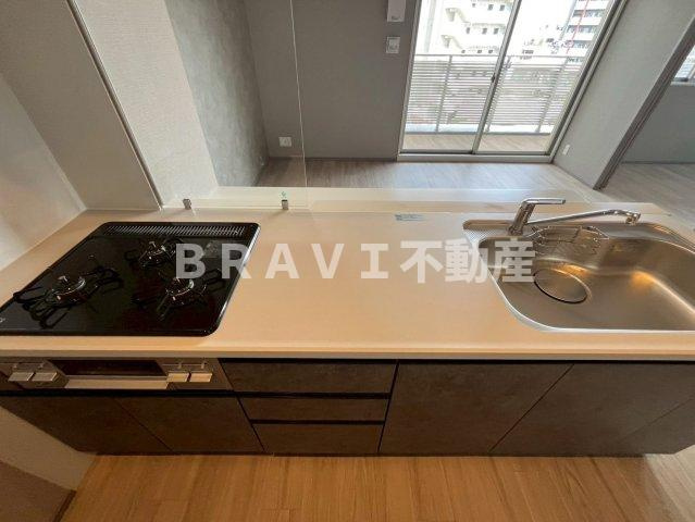 スプランディッド玉造　BRAVI不動産のキッチン|【スプランディッド玉造DUE】キッチンです