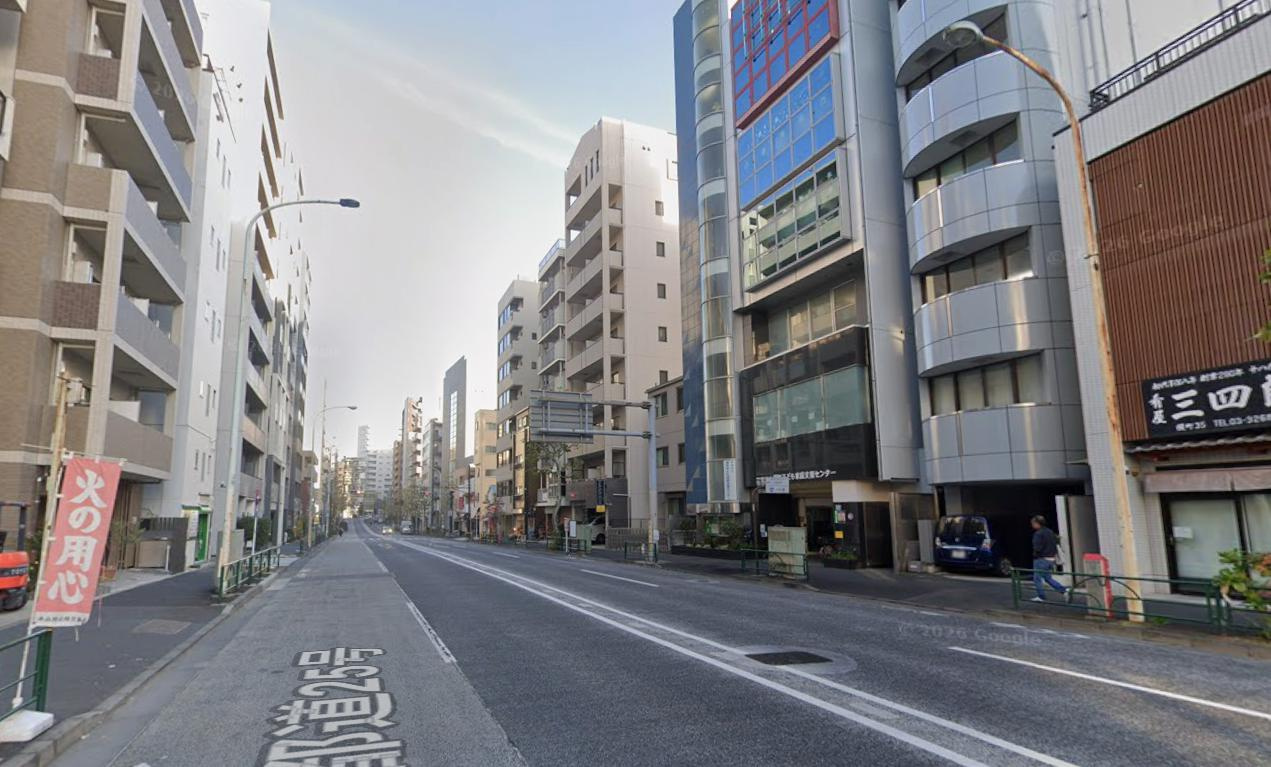 新宿区榎町の事務所の周辺