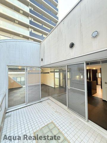 高松市田町　住居兼事務所のバルコニー|３階バルコニー