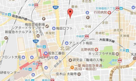 【地図】 | エステムプラザ梅田・中崎町Ⅲツインマークスノースレジデンス