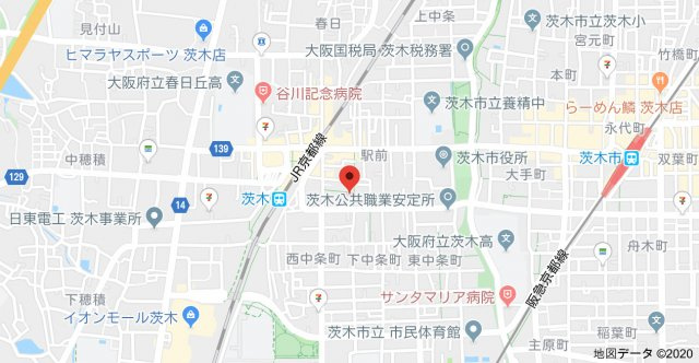 アメニティ駅前の地図