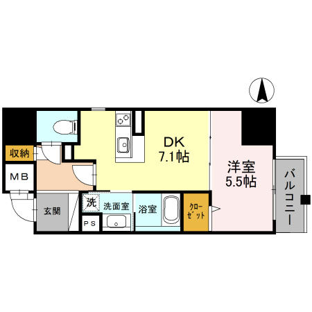 ＩＮＯＹＡ　ＢＬＤＧ　ＲＥＳＩＤＥＮＣＥの間取り