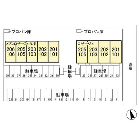【区画図】 | ロザージュ