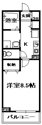 【間取り】 | グランディオーズナカマチ