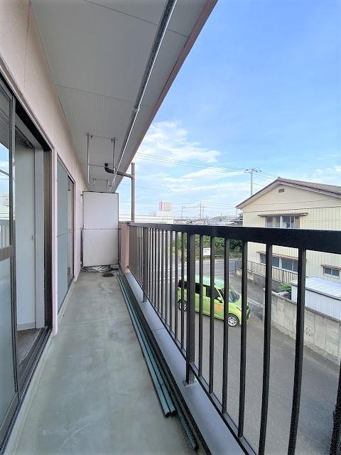 高南ハイツのバルコニー
