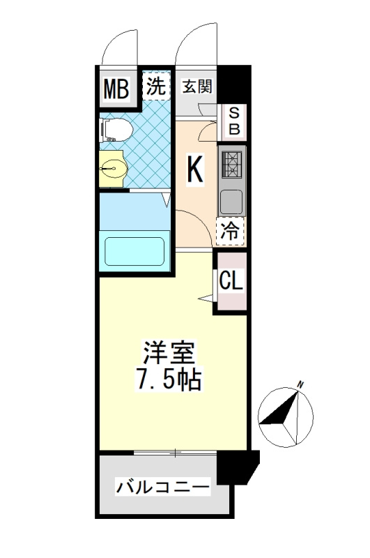 アルファレガロ甲南山手の間取り