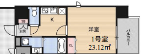 【間取り】 | ALZA松ヶ枝Ⅱ
