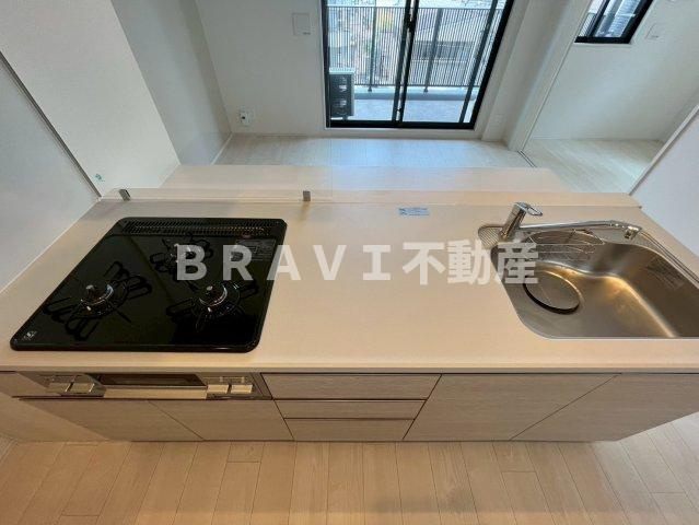 スプランディッド玉造　BRAVI不動産のキッチン|【スプランディット玉造】きれいなキッチンです
