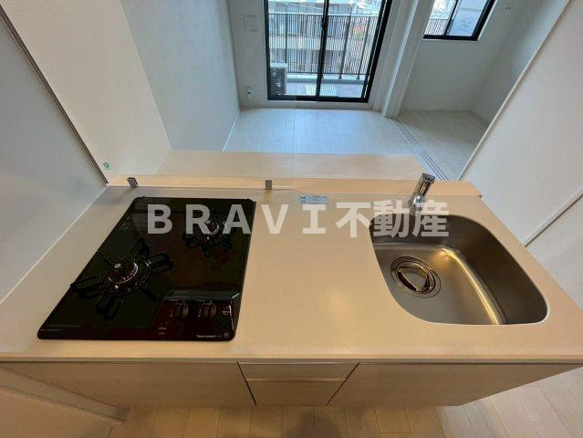 スプランディッド玉造　BRAVI不動産のキッチン|【スプランディット玉造】きれいなキッチンです