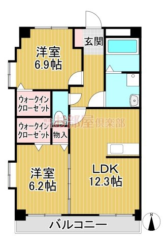 プリマヴェーラ花の木弐番館の間取り