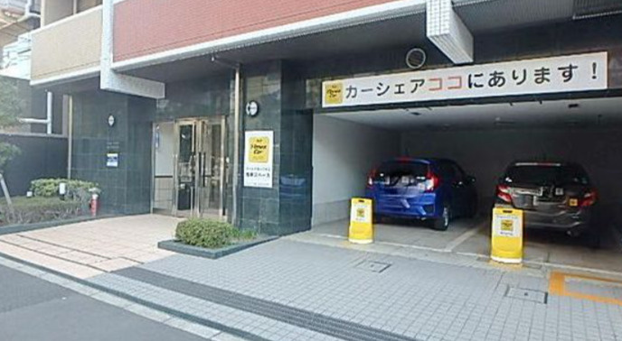 プライムアーバン錦糸公園のエントランス