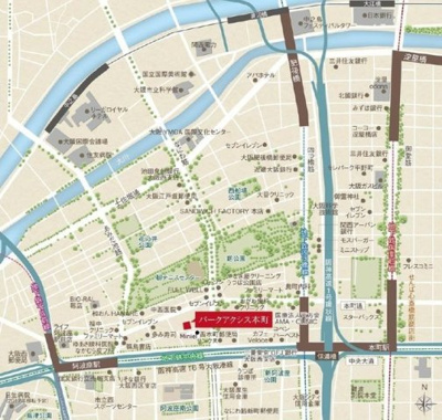 【地図】 | パークアクシス本町