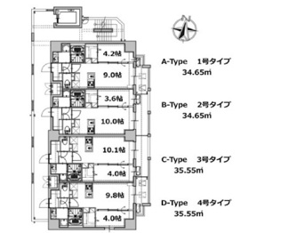 【区画図】 | ミラージュパレス天王寺堀越町