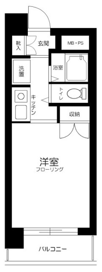 【間取り】 | スカイコート戸越銀座