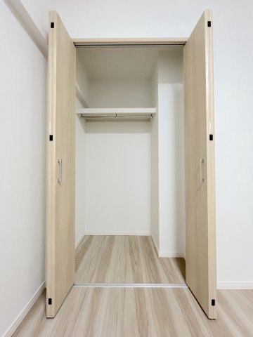 藤和奈多ハイタウンの収納|現在工事中のため、同社施工例の写真を掲載します。