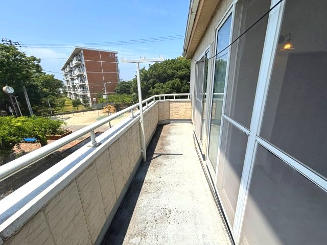 2階のバルコニーです！