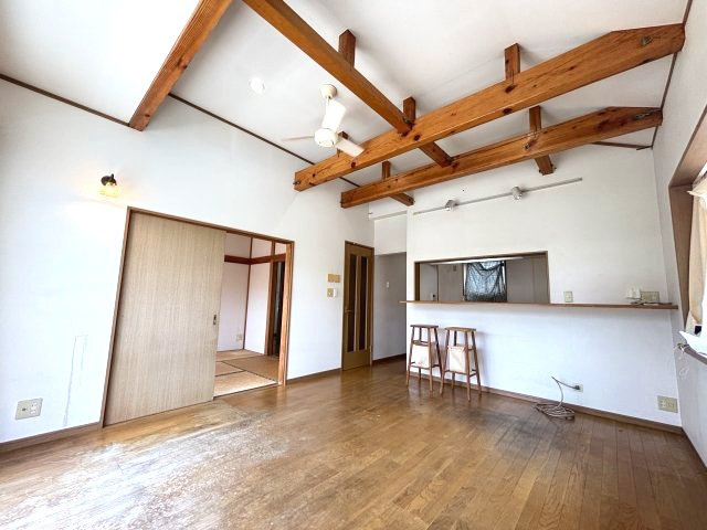 天井高のリビングです！