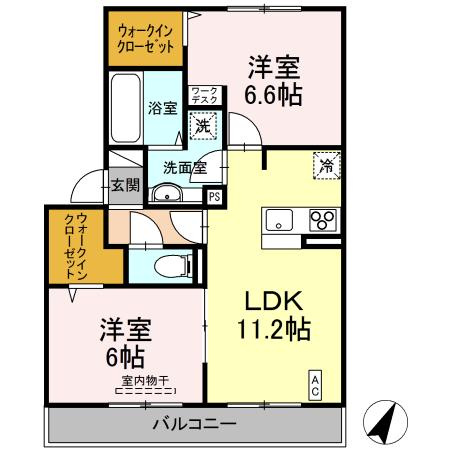 【間取り】 | プレシ・ボヌール弥永