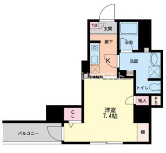 フォレステージュ北堀江の間取り
