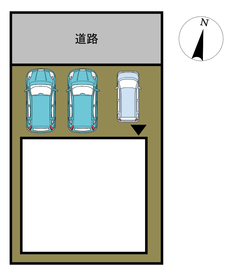 八戸市旭ケ丘1丁目の区画図