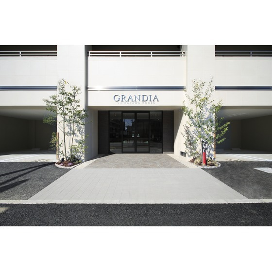 熊本市中央区南千反畑町の賃貸マンションのエントランス
