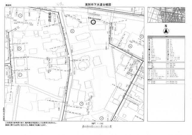 見附市熱田町　売土地の地図