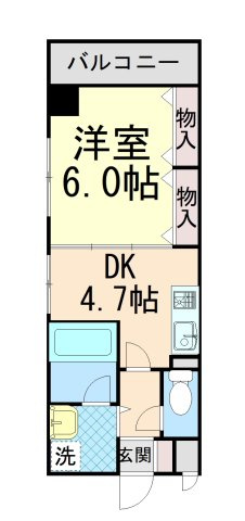 エスペランサ御影Ⅱの間取り