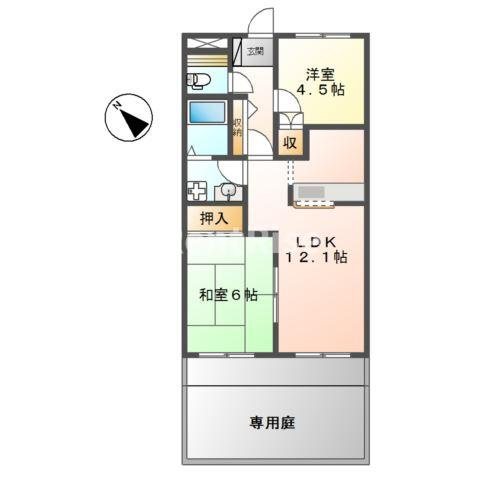 ミレニアムダイトクの間取り